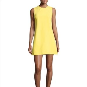 Alice + Olivia yellow shift dress- Size 0